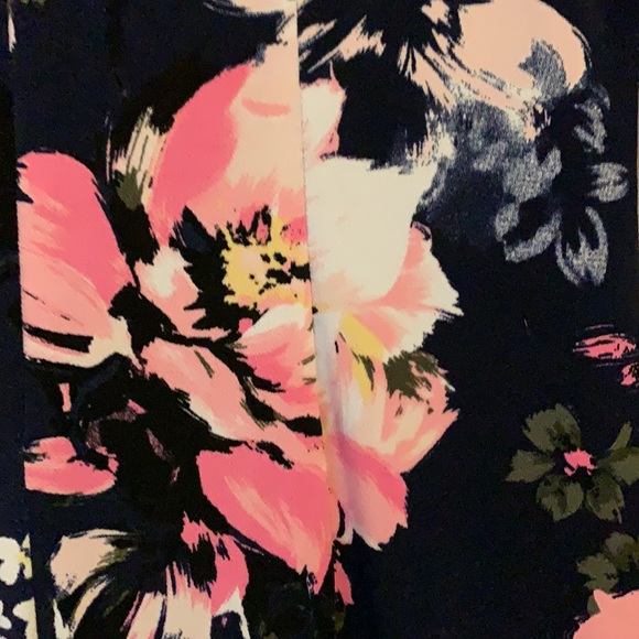 INC International Concepts dress in navy floral, size small. - Picture 3 of 4